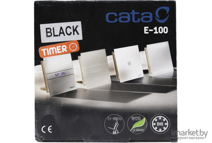 Вентилятор CATA E-100 GT BK TIMER [00900502]