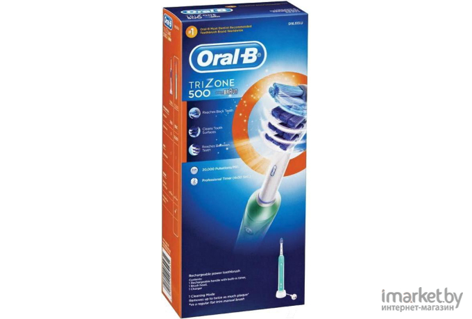 Зубная щетка (ирригатор) Braun Oral-B CrossAction PRO 500 голубой [80273462]