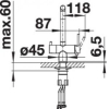 Смеситель Blanco Fontas II / 525144