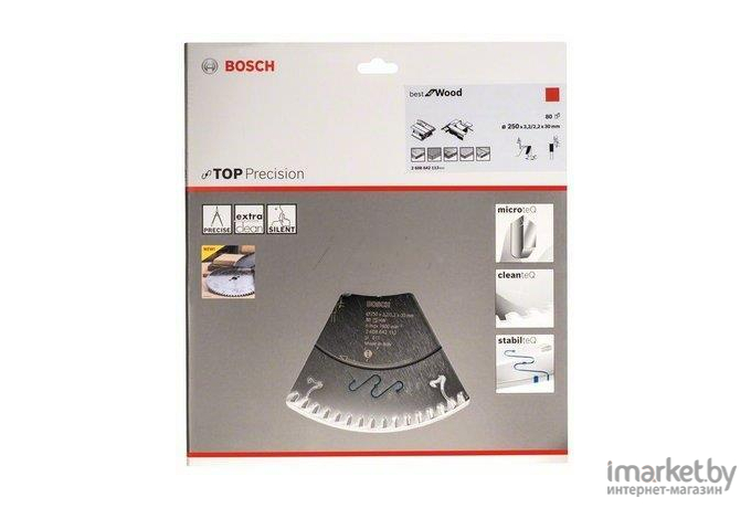 Диск по дереву Bosch ECO ALU/Multi 250x30-80T 2608644393