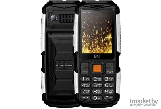 Мобильный телефон BQ Tank Power BQ-2430 (черный/серебристый)