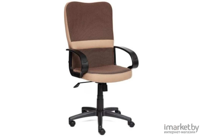 Офисное кресло Tetchair СН757 ткань коричневый/бежевый