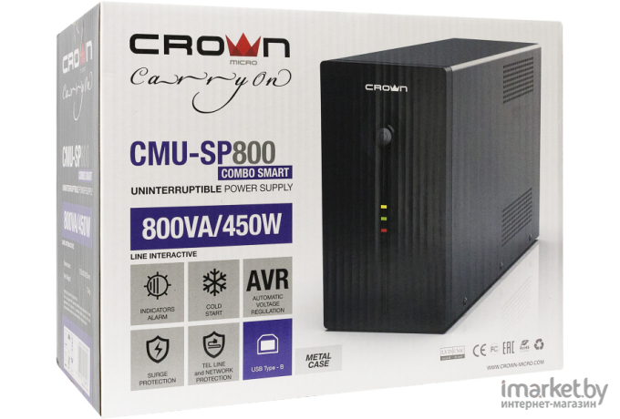 ИБП Crown CMU-SP800 IEC