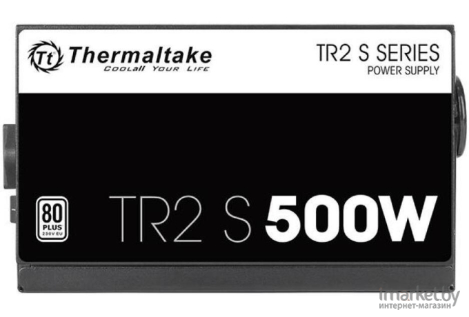Блок питания Thermaltake ATX 650W TR2 S 80+ (24+4+4pin) APFC 120mm fan 5xSATA RTL [PS-TRS-0650NPCWEU-2]
