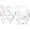 Кресло компьютерное БЮРОКРАТ CH-993-LOW/M01