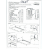 Кровать Signal Gant 160x200 бирюзовый [GANT160TR]