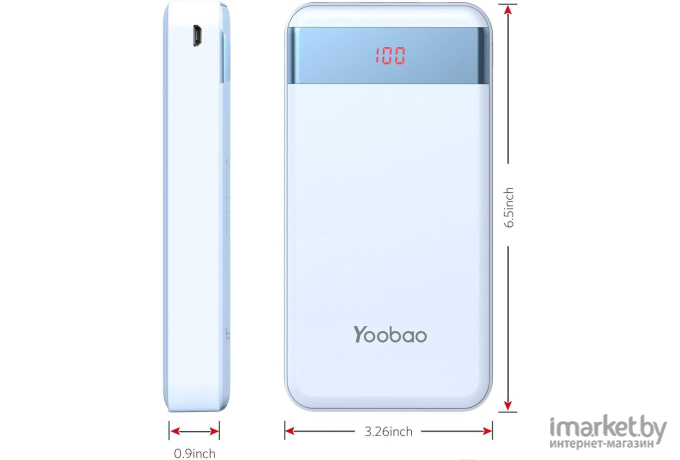 Портативное зарядное устройство Yoobao Power Bank M20Pro синий