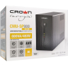 Источник бесперебойного питания CROWN Line Intractive CMU-SP800IEC LCD USB 800VA\480W металл [CM000001868]