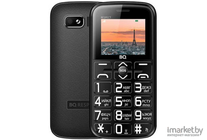 Мобильный телефон BQ-Mobile BQ-1851 Respect (черный)