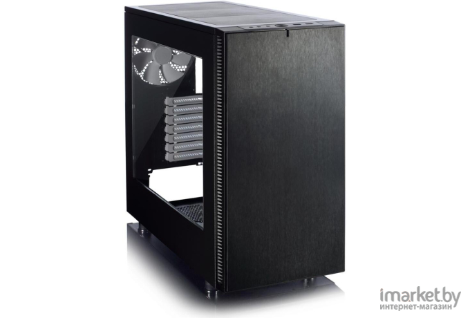 Корпус для компьютера Fractal Design Define S Window без БП черный [FD-CA-DEF-S-BK-W]