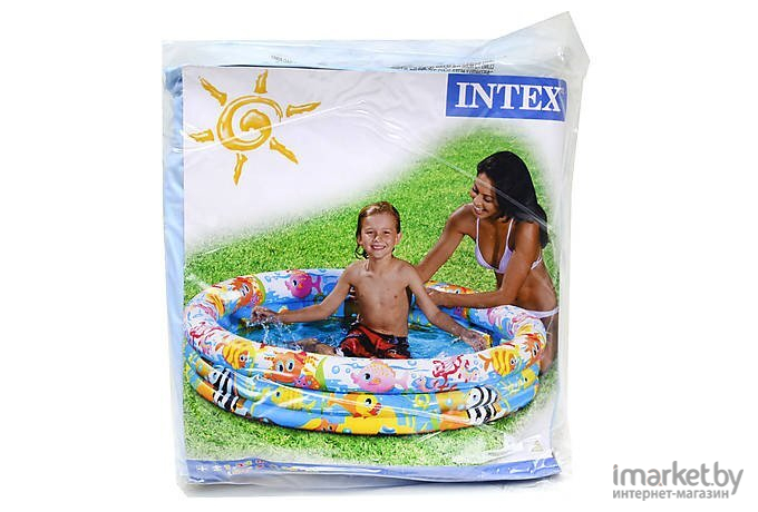 Надувной бассейн Intex Рыбки 59431NP 132x28