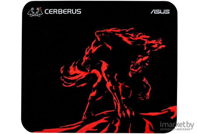 Коврик для мыши ASUS Cerberus Mat Mini (черный/красный)