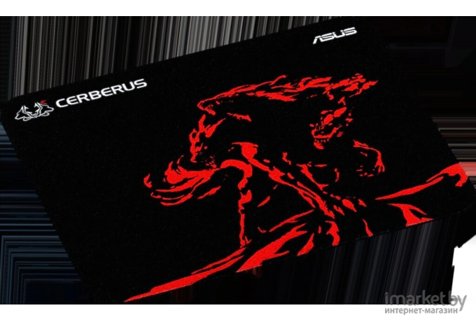 Коврик для мыши ASUS Cerberus Mat Mini (черный/красный)