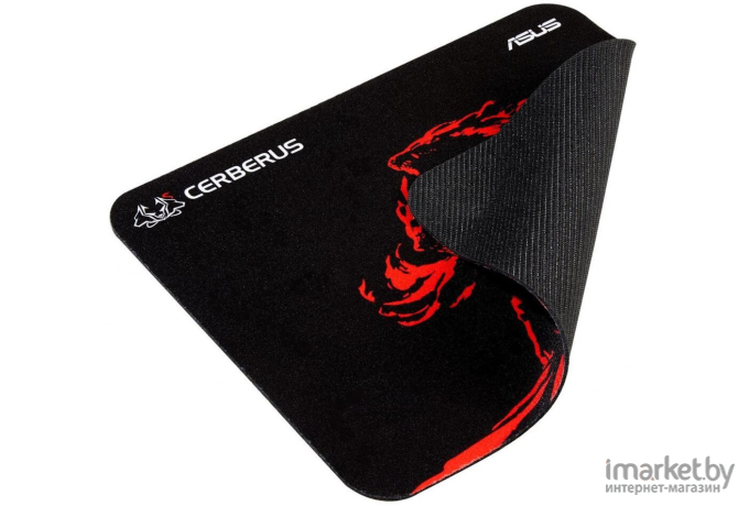 Коврик для мыши ASUS Cerberus Mat Mini (черный/красный)