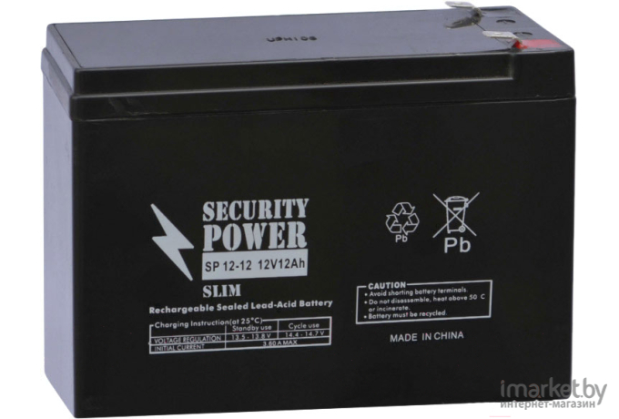 Аккумулятор для ИБП Security Power SP 12-12 12V/12Ah