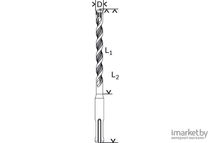 Сверло Bosch SDS plus-1 8x240x310 [2.608.576.281]