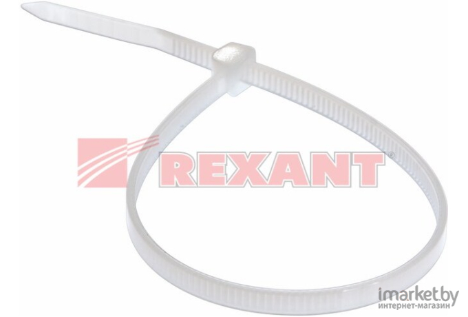 Кабельный крепеж Rexant Nylon 300х4.0мм 100шт белый [07-0300]