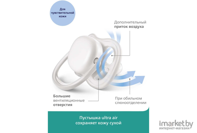 Набор пустышек Philips AVENT SCF342/20 Ultra Air  2шт