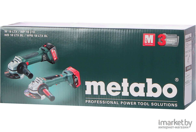 Угловая шлифмашина (болгарка) Metabo WB 18 LTX BL 125 Quick [613077850]