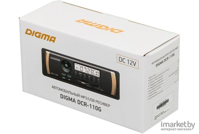 USB-магнитола Digma DCR-110G