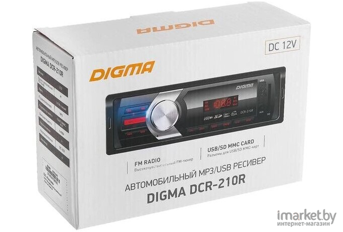USB-магнитола Digma DCR-210R