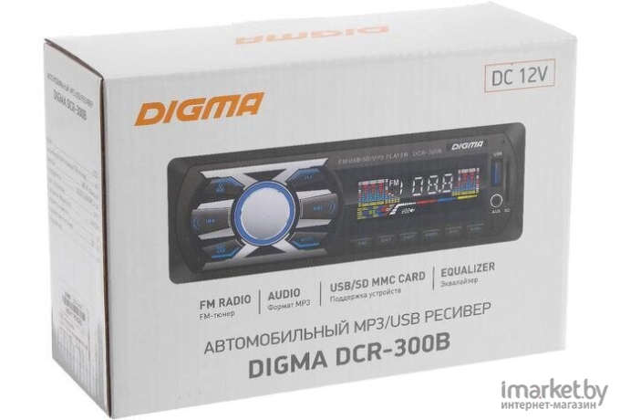 USB-магнитола Digma DCR-300B