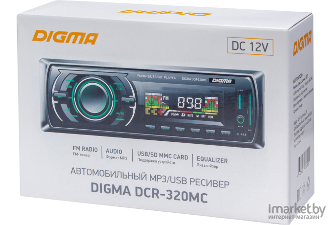 USB-магнитола Digma DCR-320MC