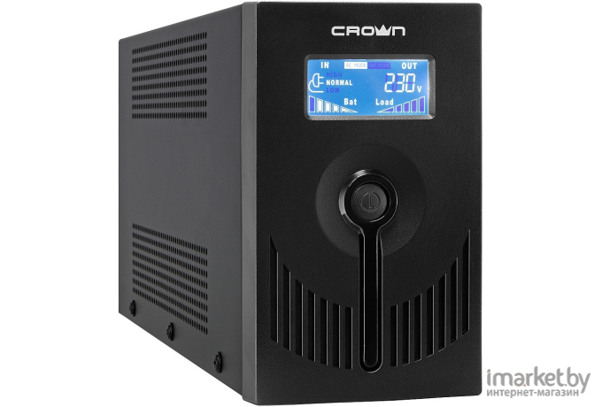 Источник бесперебойного питания CROWN Line Intractive CMU-SP650IEC 650VA\360W металл [CM000001867]