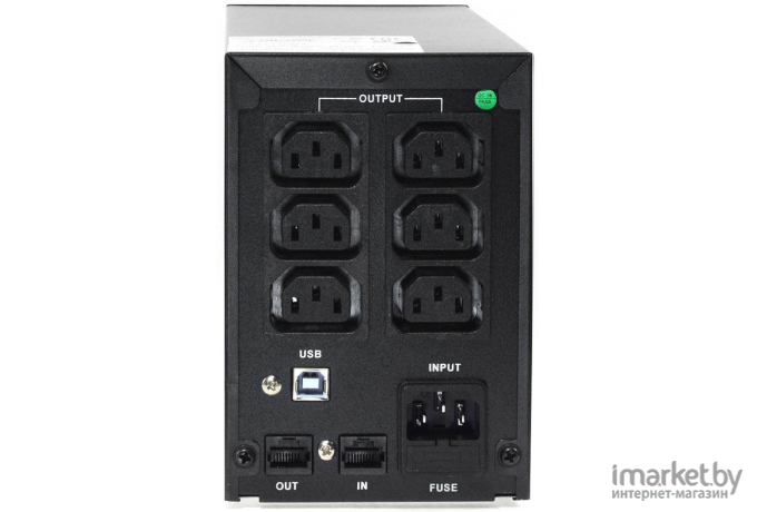 Источник бесперебойного питания CROWN Line Intractive CMU-SP650IEC 650VA\360W металл [CM000001867]