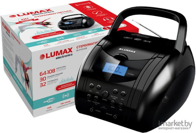 Портативная аудиосистема Lumax BL9102USB