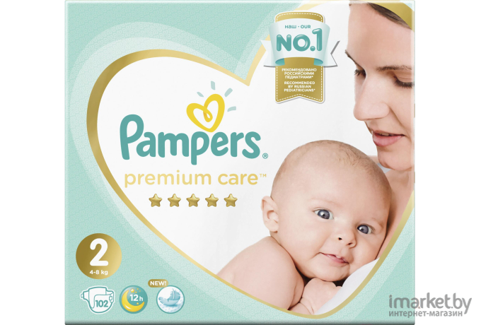 Детские подгузники Pampers Premium Care 2 Mini 102шт