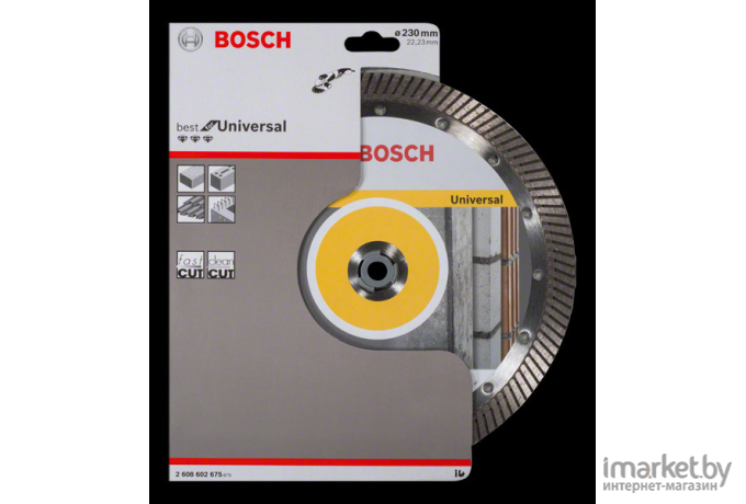 Алмазный диск Bosch Best for Universal Turbo 230-22,23 [2.608.602.675]