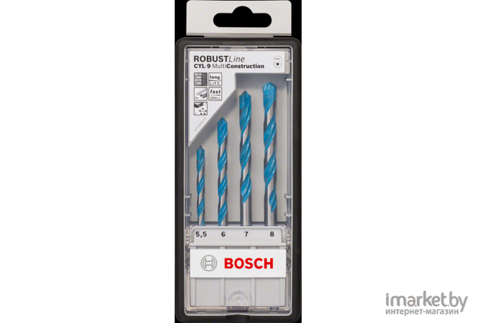 Набор сверл Bosch Robust Line CYL-9 MultiConstruction 4 шт [2.607.010.522]