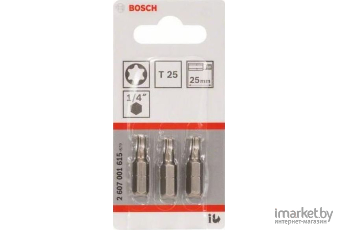 Бита Bosch 3 25ММ TORX T25 XH [2.607.001.615]