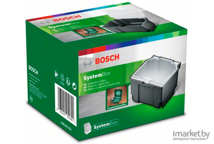 Кейс для инструментов Bosch SystemBox 1/9 малый [1.600.A01.6CU]