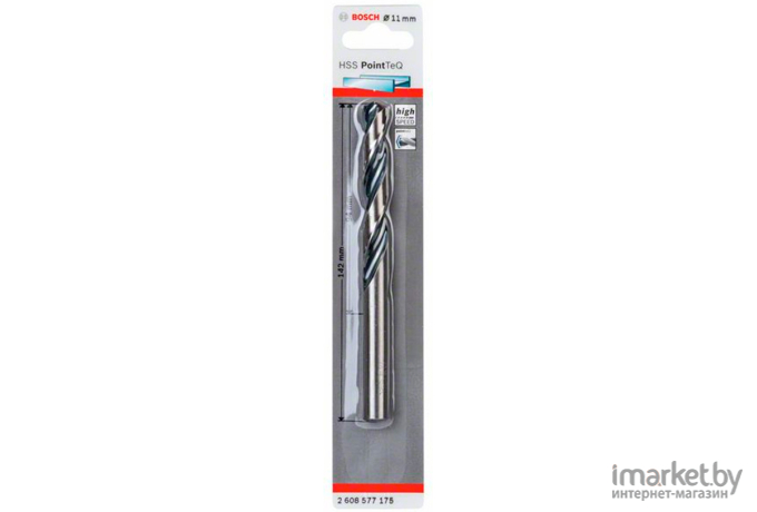 Сверло Bosch HSS PointTeQ 11.0mm [2.608.577.175]