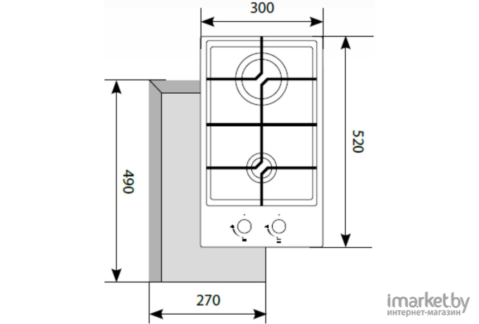 Варочная панель LEX GVG 321 WH [CHAO000204]