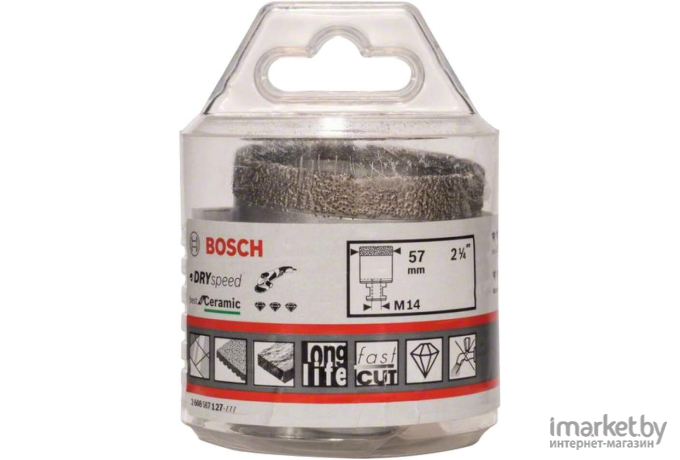 Алмазная коронка Bosch Dry Speed 57мм [2.608.587.127]