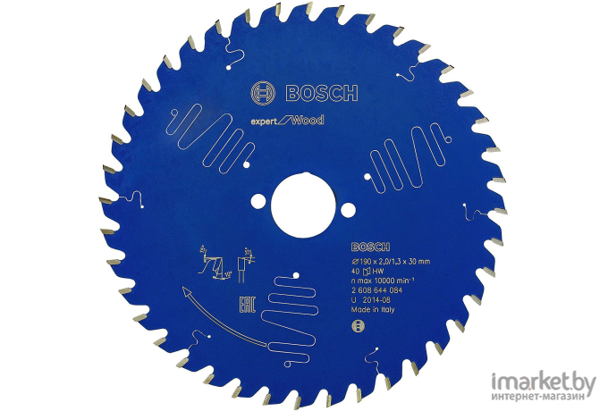 Диск пильный Bosch Expert for Wood 190x30x2/1.3x40T [2.608.644.084]