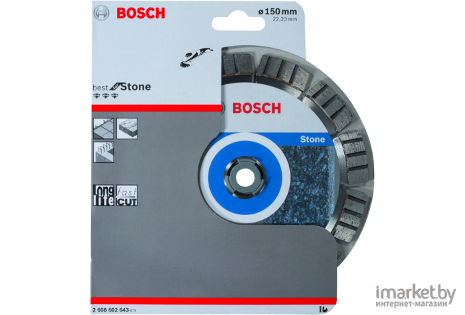 Алмазный диск Bosch Best for Stone 150-22.23 [2.608.602.643]