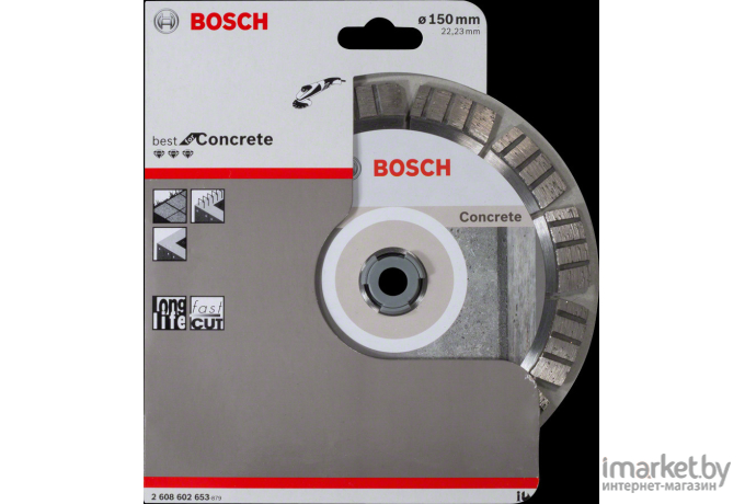 Алмазный диск Bosch Best for Concrete 150-22.23 [2.608.602.653]