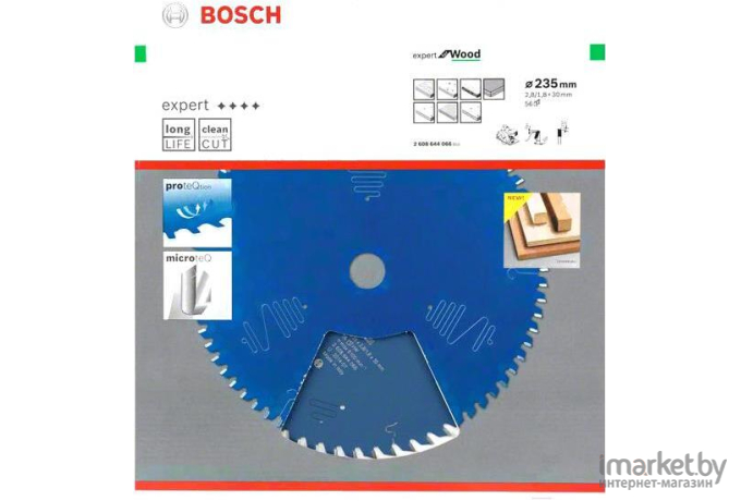 Диск пильный Bosch Expert for Wood 235x30x2.8/1.8x56T [2.608.644.066]