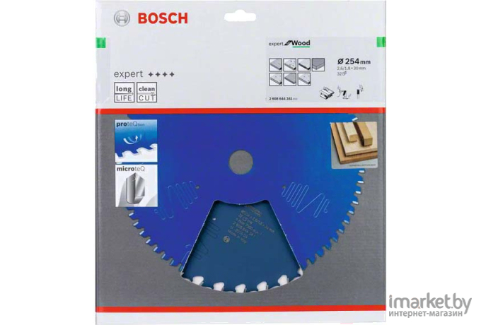 Диск пильный Bosch Expert for Wood 254x30x2.6/1.8x32 T [2.608.644.341]