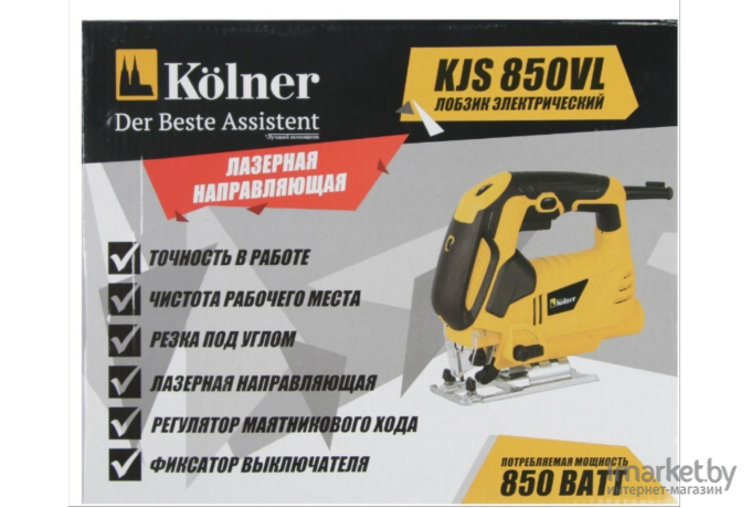 Электролобзик Kolner KJS 850VL