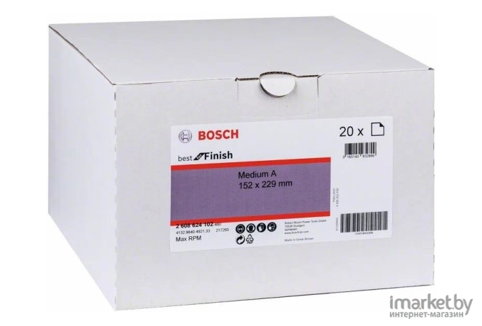 Шлифлист нетканый Bosch 152x229 MED A [2.608.624.102]