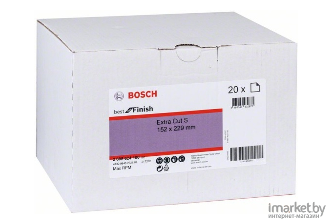 Шлифлист нетканый Bosch 152x229 EC S [2.608.624.100]