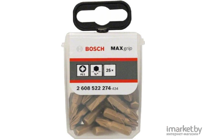 Набор бит Bosch TicTac PZ2 Max Grip 25мм 25шт [2.608.522.274]