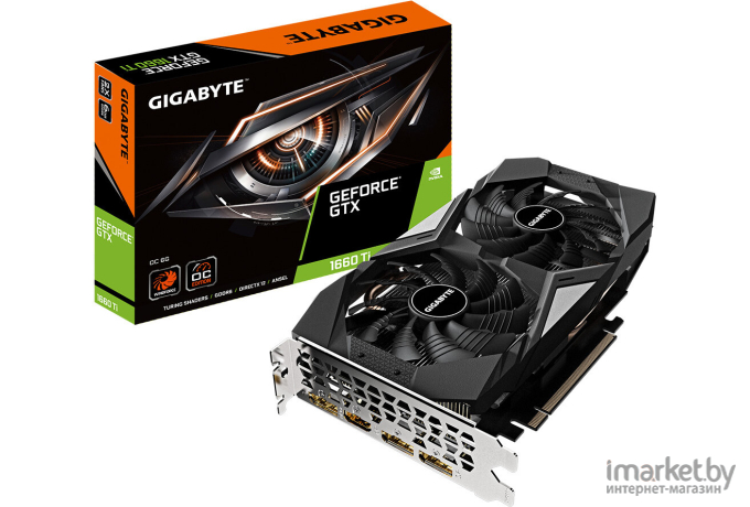 Видеокарта Gigabyte GeForce GTX 1660 Ti OC 6GB GDDR6 [GV-N166TOC-6GD]