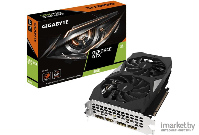 Видеокарта Gigabyte GeForce GTX 1660 OC 6GB GDDR5 [GV-N1660OC-6GD]