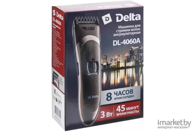 Машинка для стрижки волос Delta DL-4060A черный